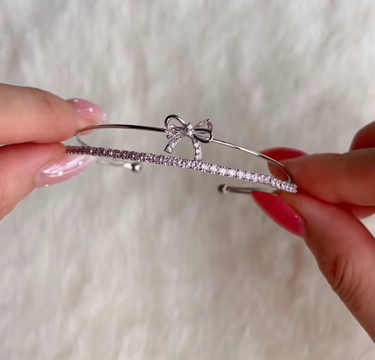 Sera Bow Zircon Bracelet