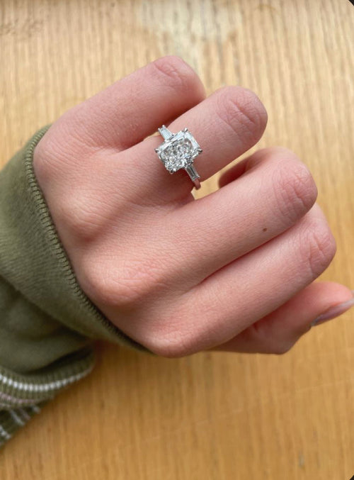 Annabelle 4CT Moissanite Ring
