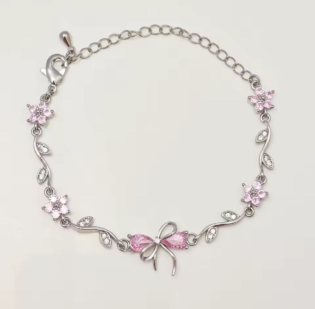 Hazra Bow Zircon Bracelet