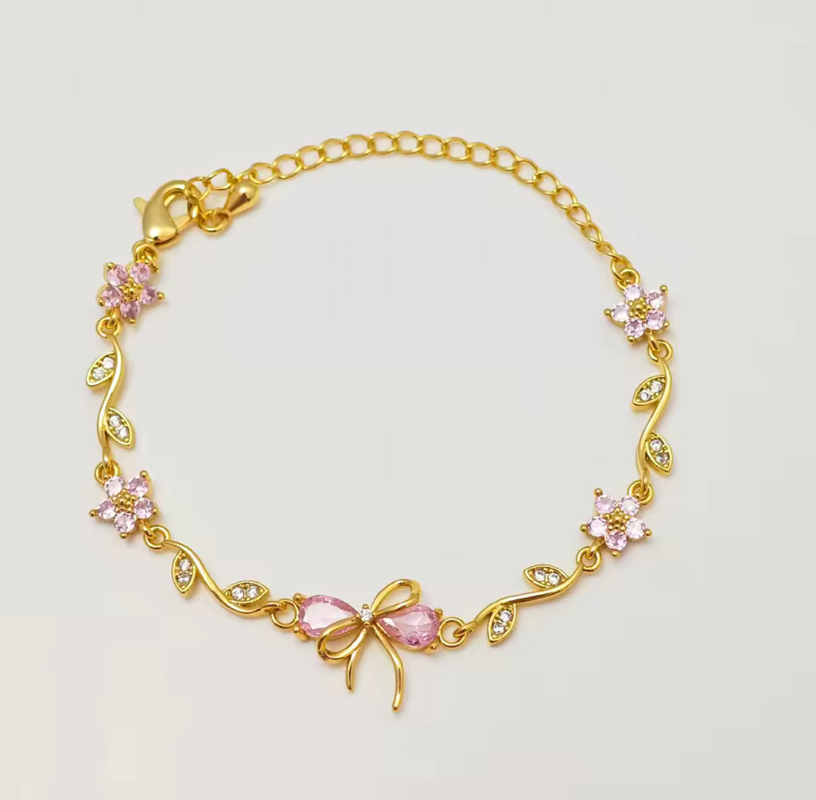 Hazra Bow Zircon Bracelet