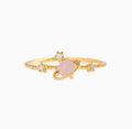 Opal Planet Zircon Ring