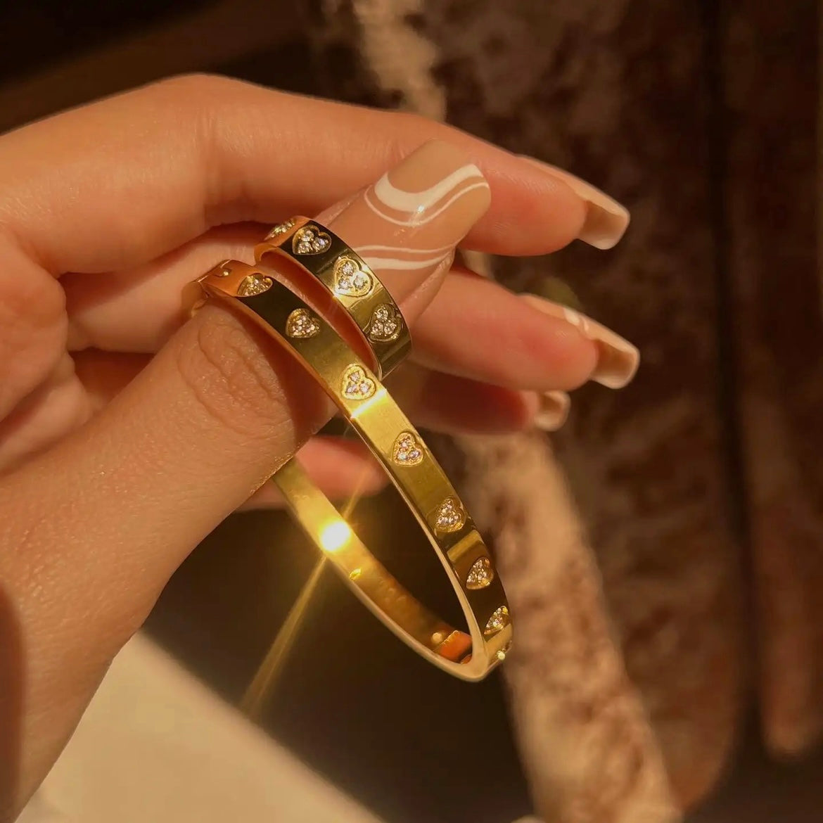 Juraya Heart Zircon Set