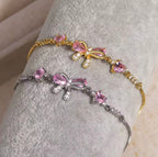 Mira Bow Zircon Bracelet