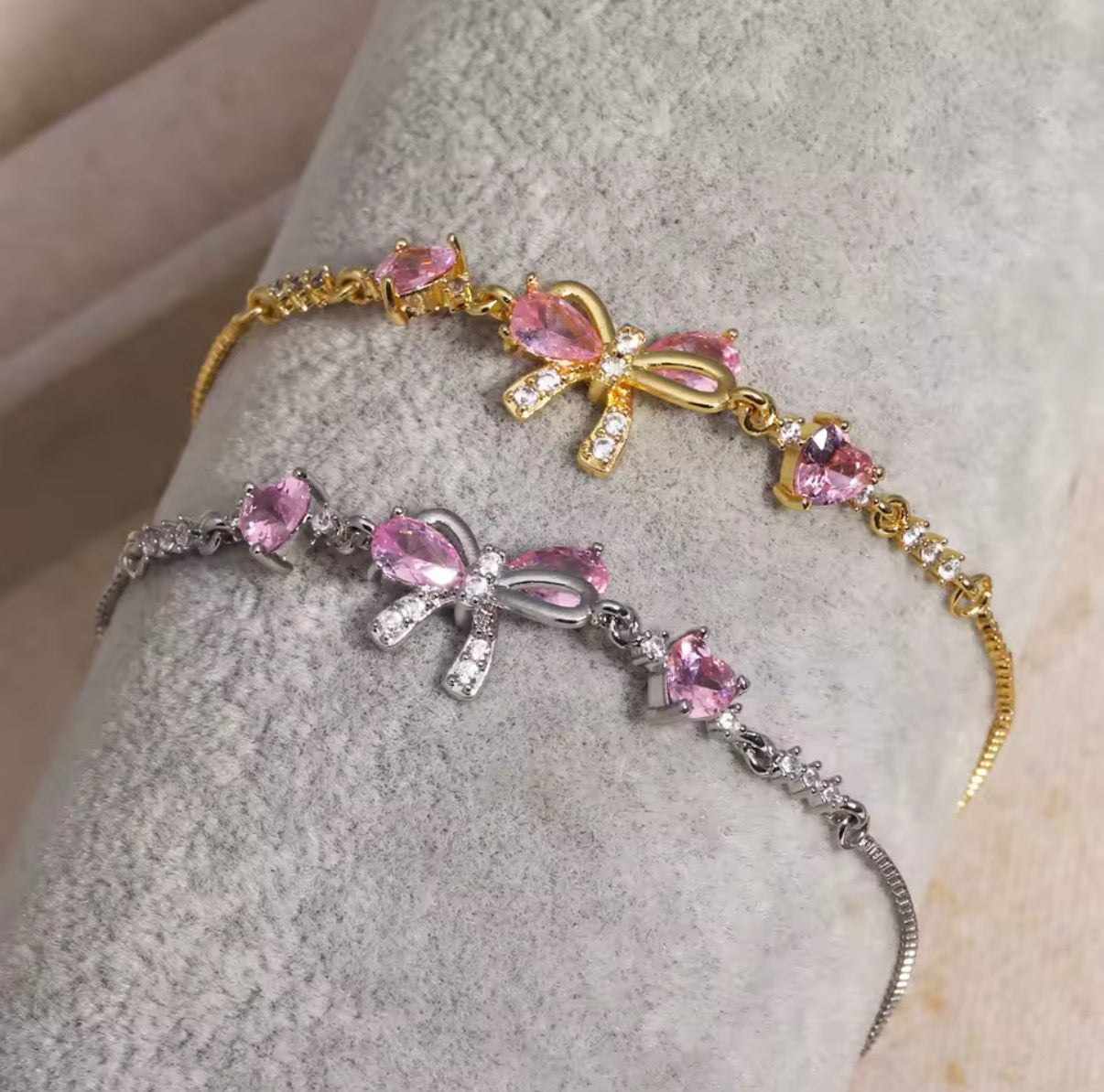 Mira Bow Zircon Bracelet