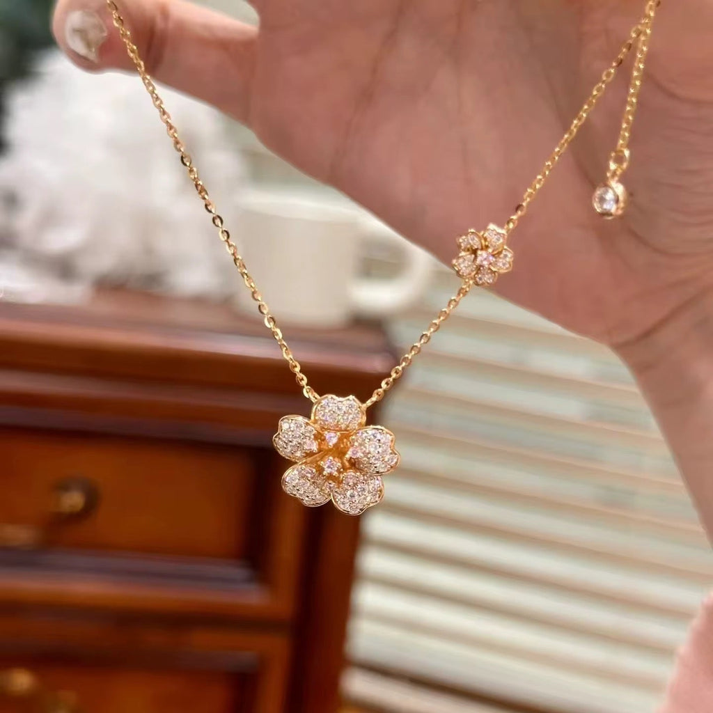Heather Flower Necklace