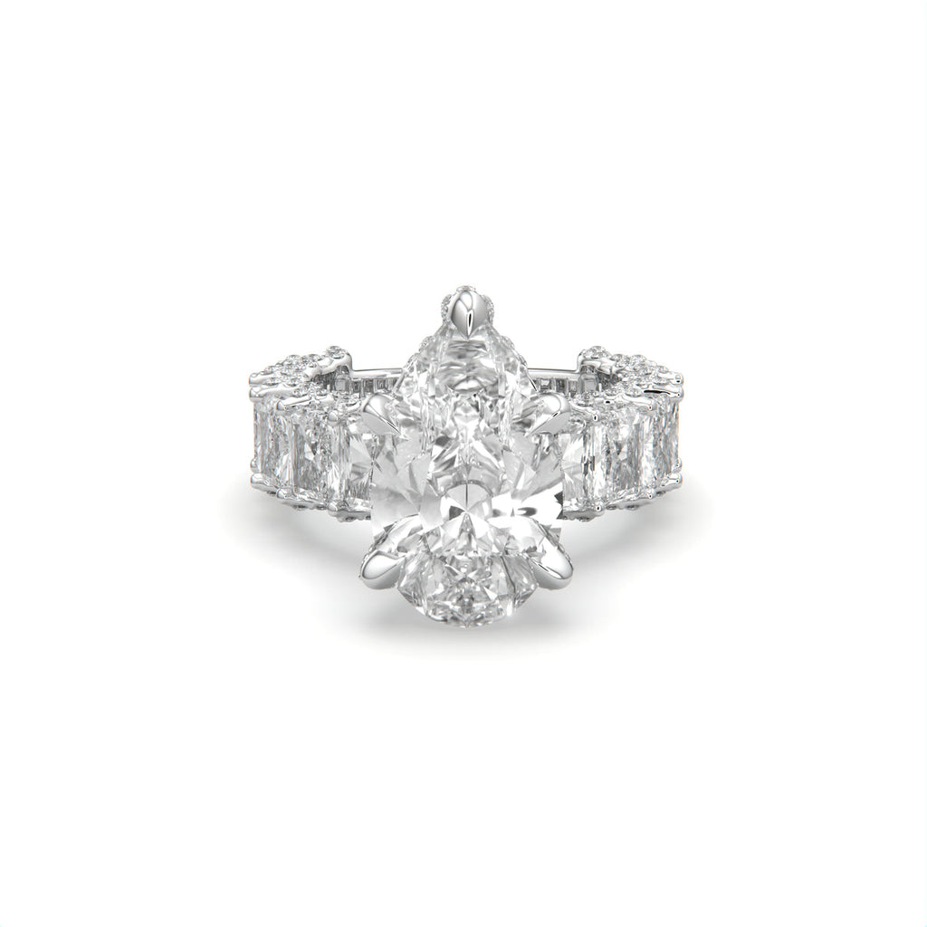 Elysa 5CT Moissanite Ring