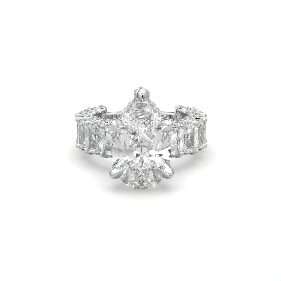 Elysa 5CT Moissanite Ring