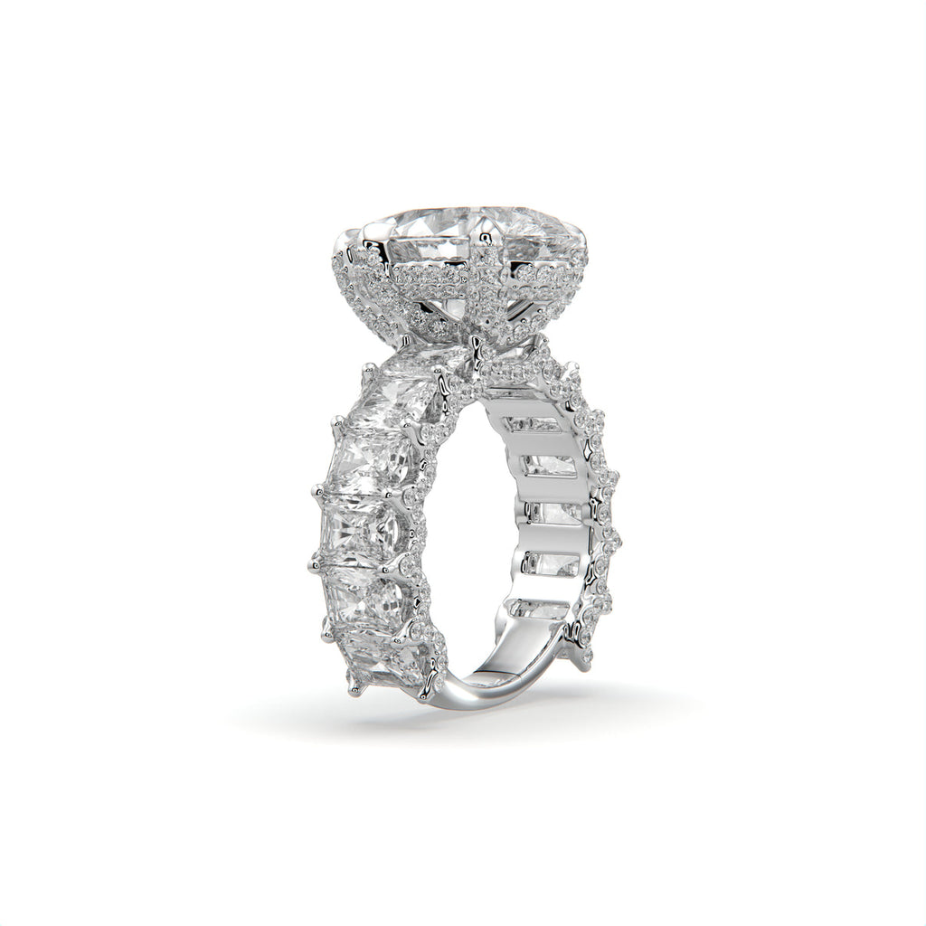 Elysa 5CT Moissanite Ring