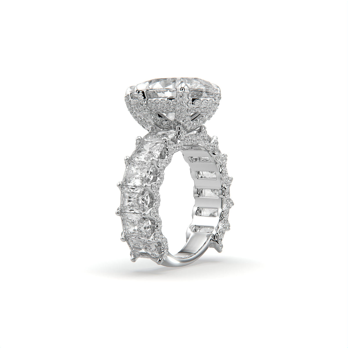 Elysa 5CT Moissanite Ring