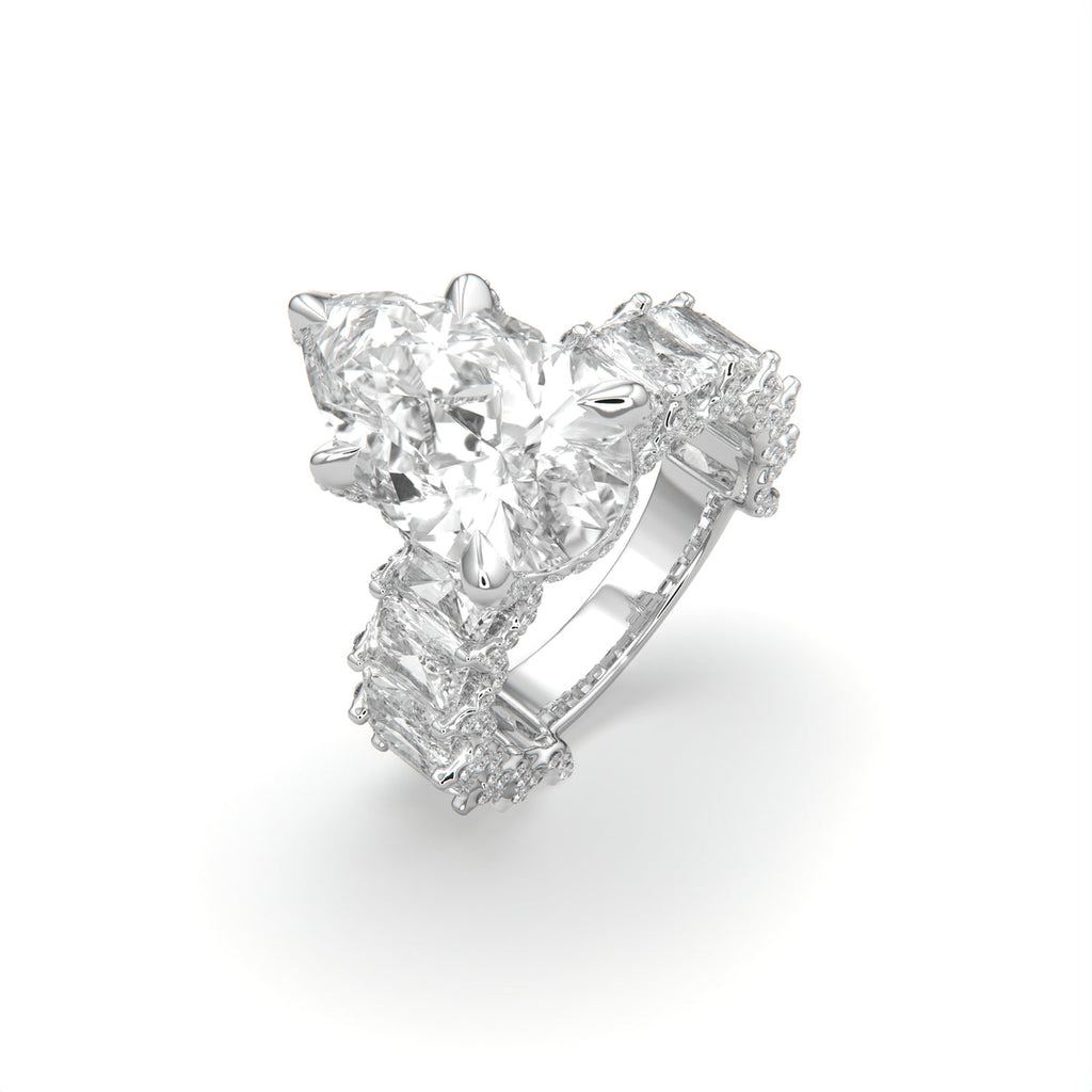 Elysa 5CT Moissanite Ring