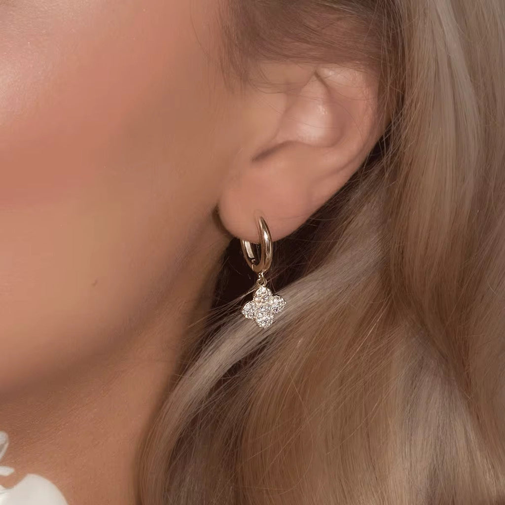 Mini Jasmine Hoop Earrings