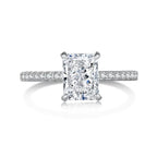 LOULIA 2CT Radiant Cut Ring