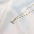 Petite Four Leaf Necklace