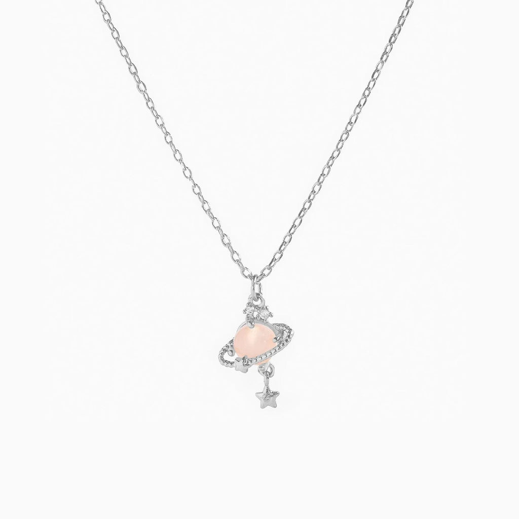 Star Planet Zircon Necklace