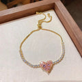 Heart Zircon Bracelet