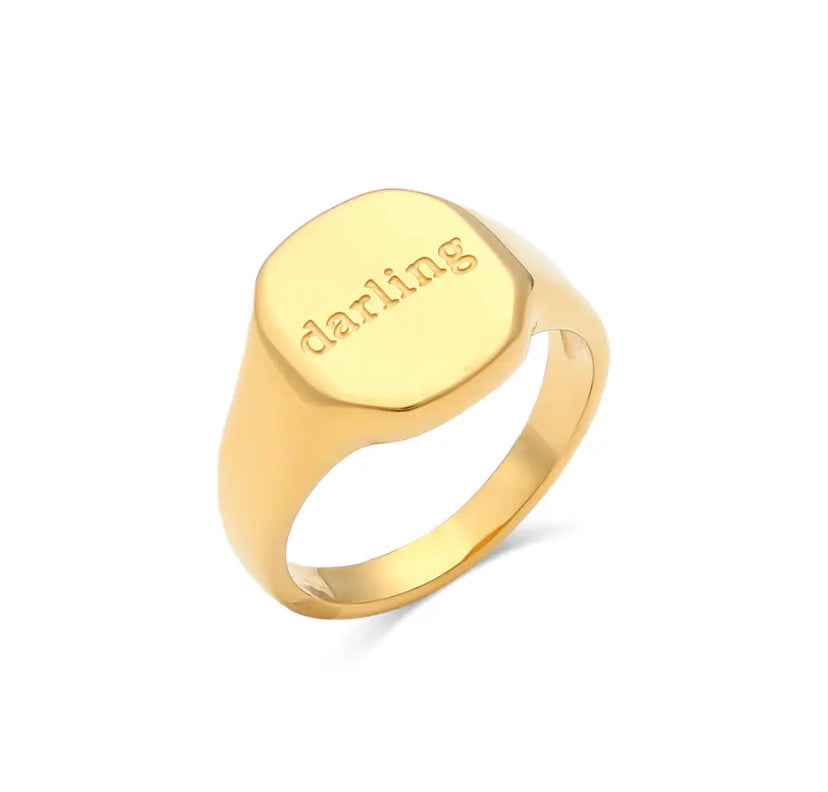 Beth Engraved Ring