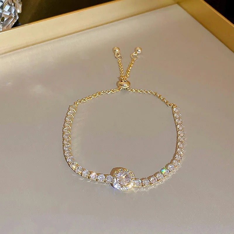 Zaina Inlaid Zircon Bracelet