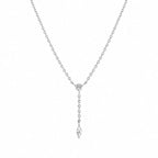 Tassel Zircon Necklace