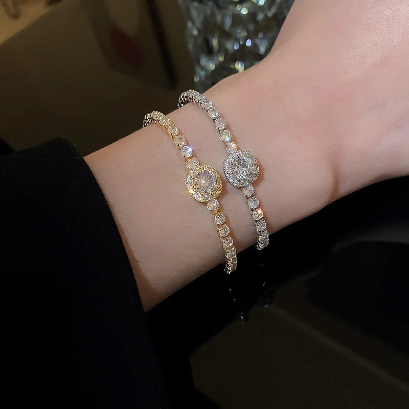 Zaina Inlaid Zircon Bracelet