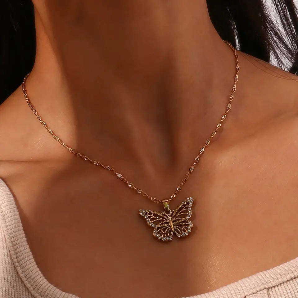 Sheli Butterfly Necklace