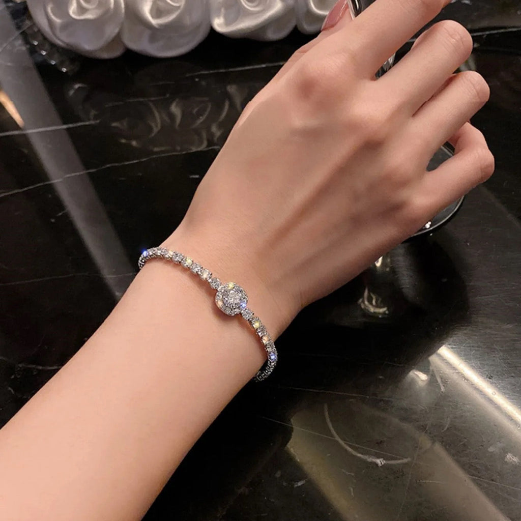 Zaina Inlaid Zircon Bracelet