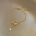 Zircon Love Heart Bracelet