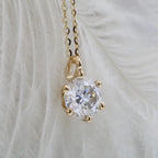 Round Zircon Necklace