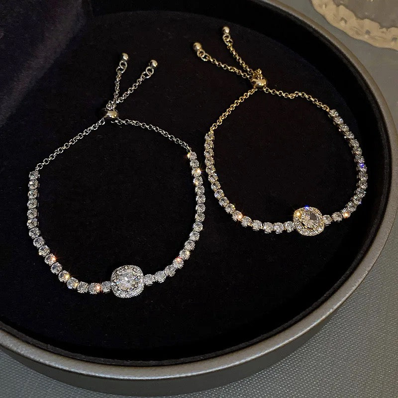 Zaina Inlaid Zircon Bracelet
