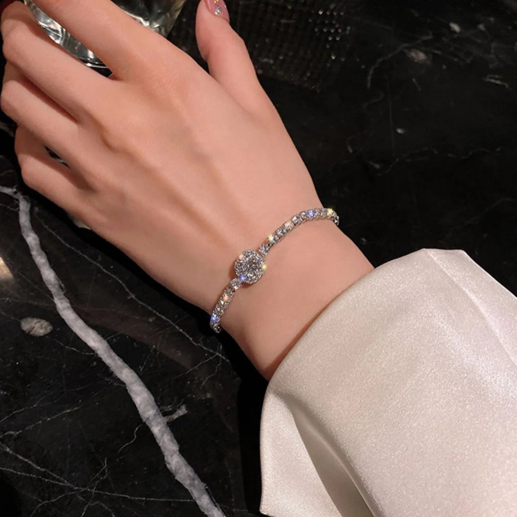 Zaina Inlaid Zircon Bracelet