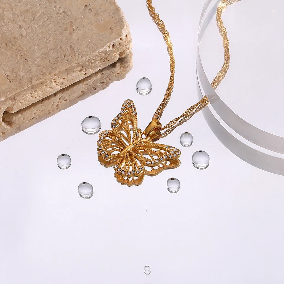 Sheli Butterfly Necklace