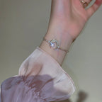 Crescent Star Zircon Bracelet