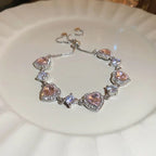 Zircon Heart Bracelet