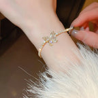 Sparkly Butterfly Zircon Bracelet
