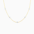 Blue Flower Necklace