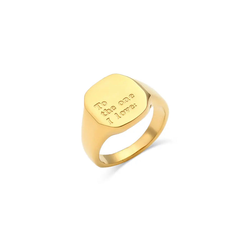 Beth Engraved Ring
